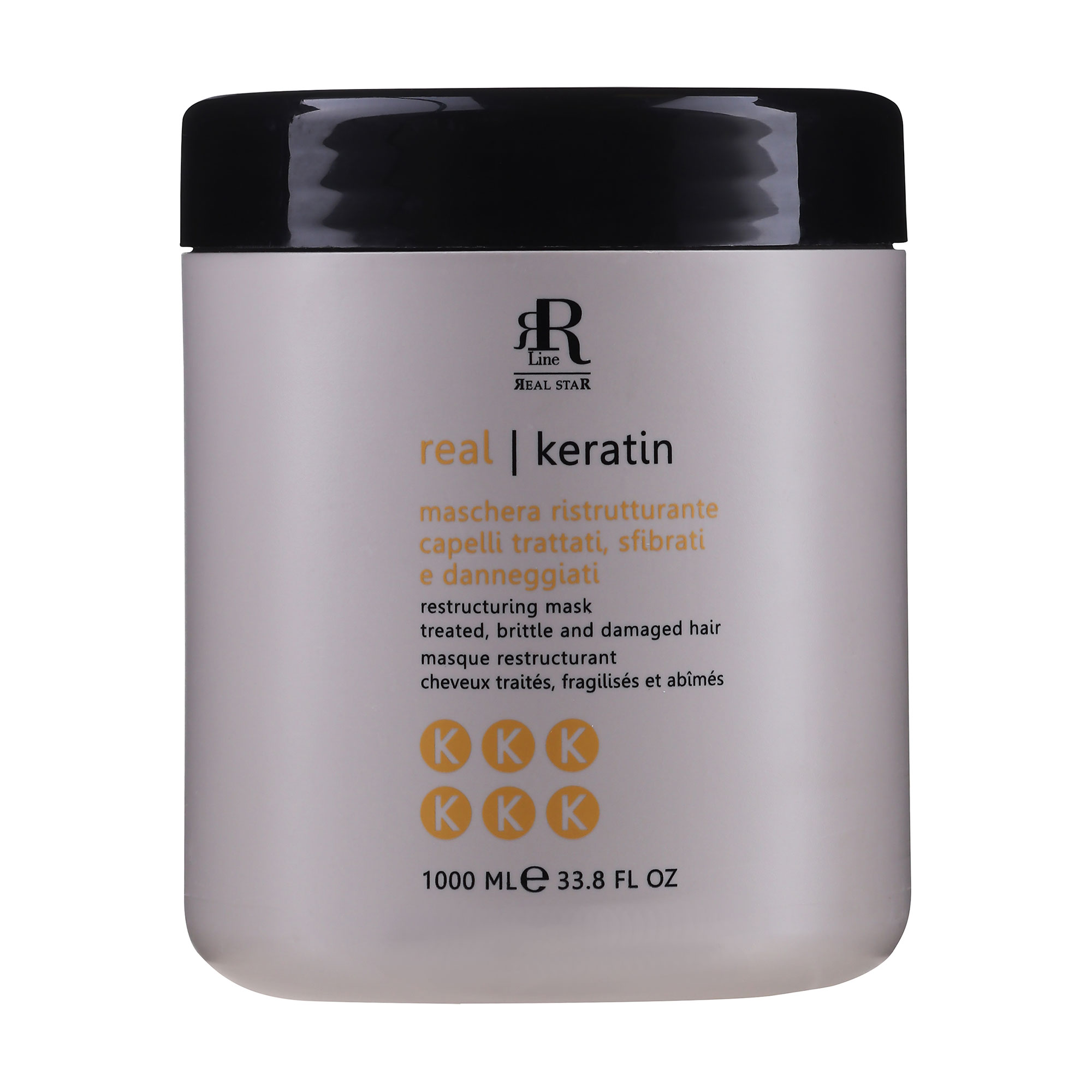 Реконструювальна маска для волосся RR Line Keratin Star Restructuring Mask, 1 л